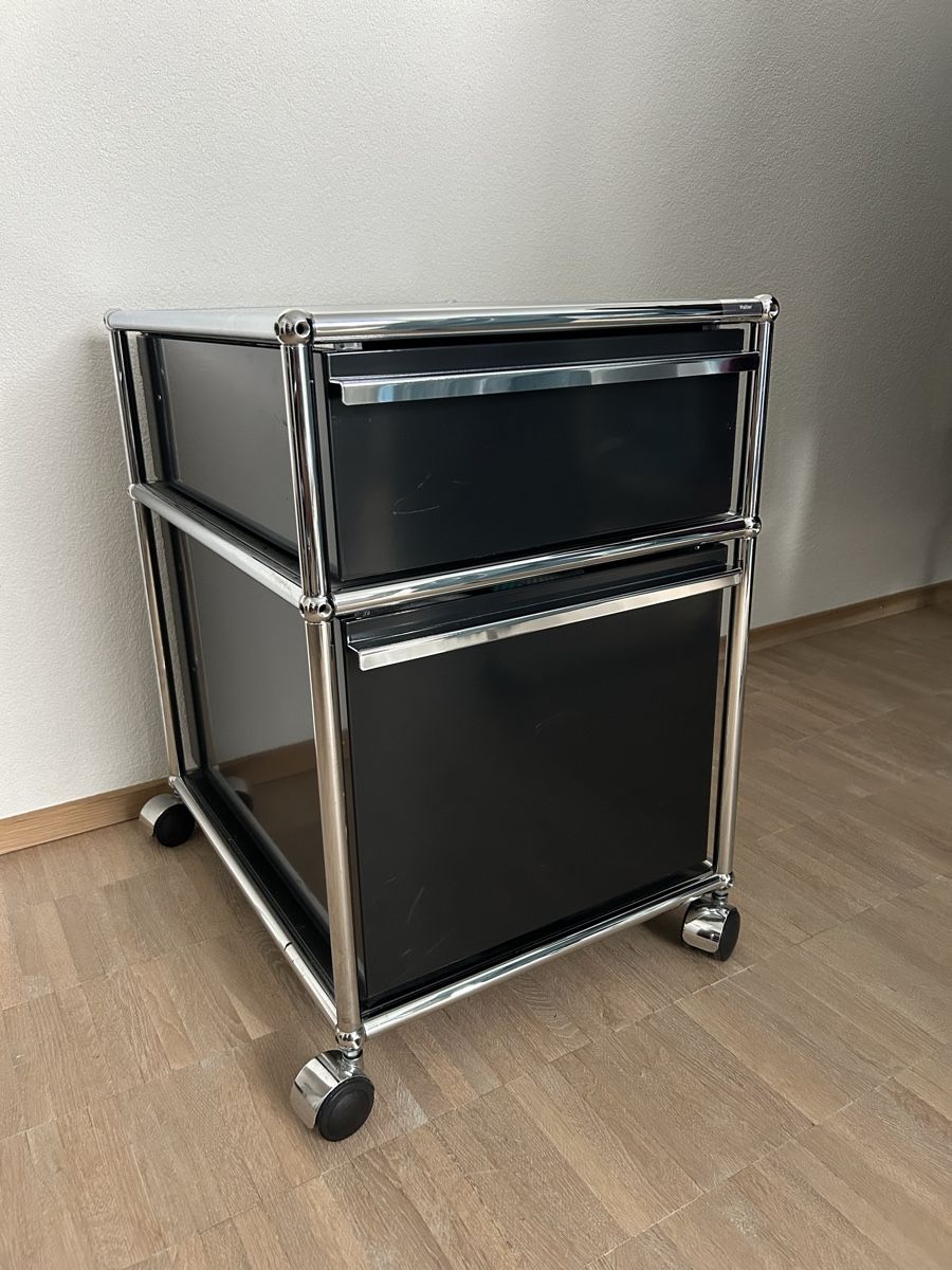 USM Banconi: USM Rollcontainer / Bürocontainer Schwarz – Usato da Utzigen venduto da Crisbo