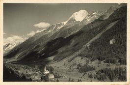 Kippel  VS  im Lötschental  mit Bietschhorn      um 1932