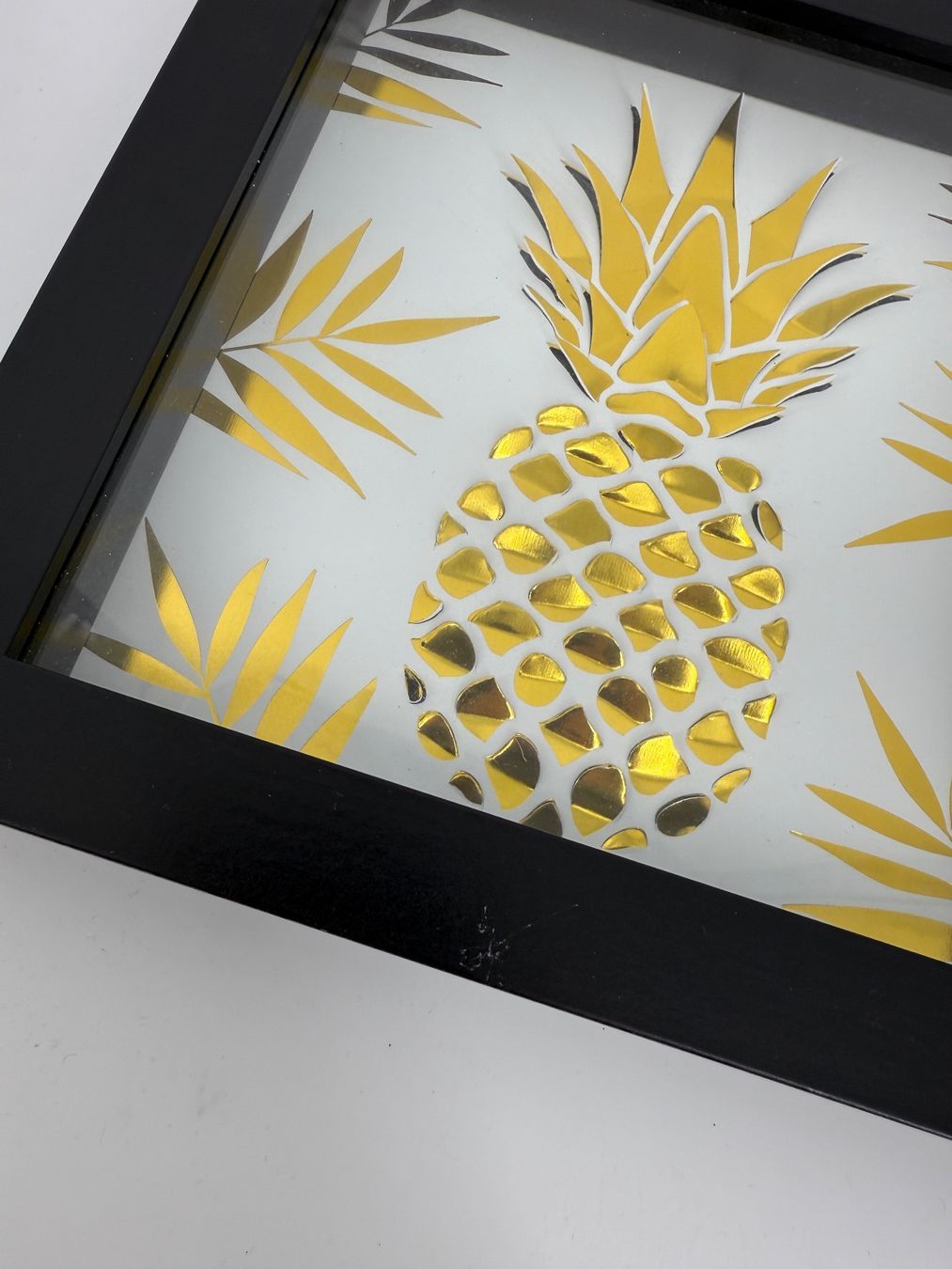 Foto & Immagini: Goldene Ananas Bild im Rahmen – Usato da Auenstein venduto da moin. 2