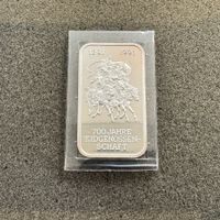1 Unze Silber Barren 700 J Eidgenossenschaft Kutsche ovp