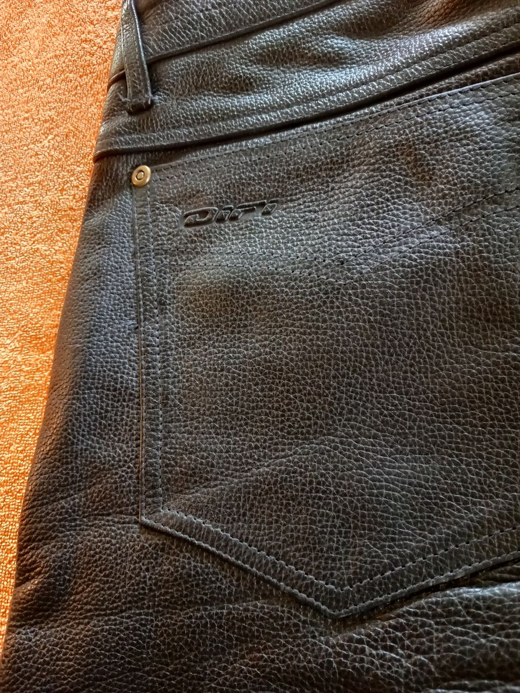 Jeans: Lederjeans Difi Grösse 46 – Usato da Hochwald venduto da motowear-secondhand 4