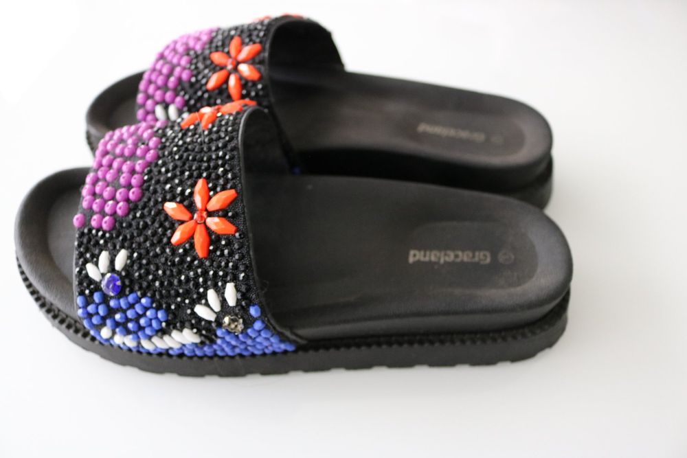 adilette damen schwarz