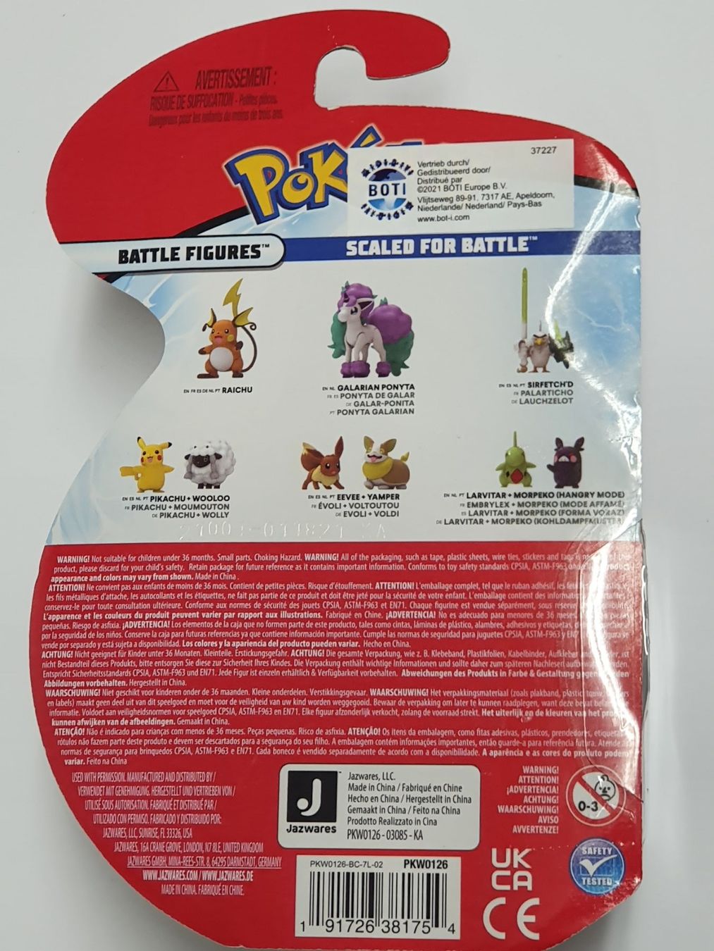 Pokémon Statuette: Pokémon - Battle Figure Pack / Pikachu + Wooloo – Nuovo e nell'imballaggio originale da Oberdorf BL venduto da BaldenEagle 2