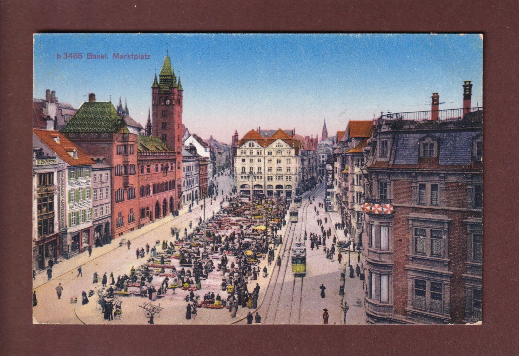 Cartoline postali: BASEL - Marktplatz – Usato da Pully venduto da nicecards