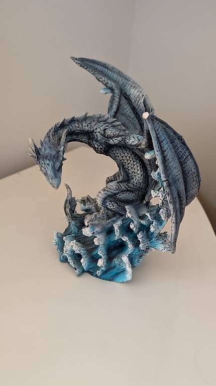 Statuette: Fantasy Drachenfigur  35 × 30 cm – Usato da Luzern venduto da WhistleCat 1