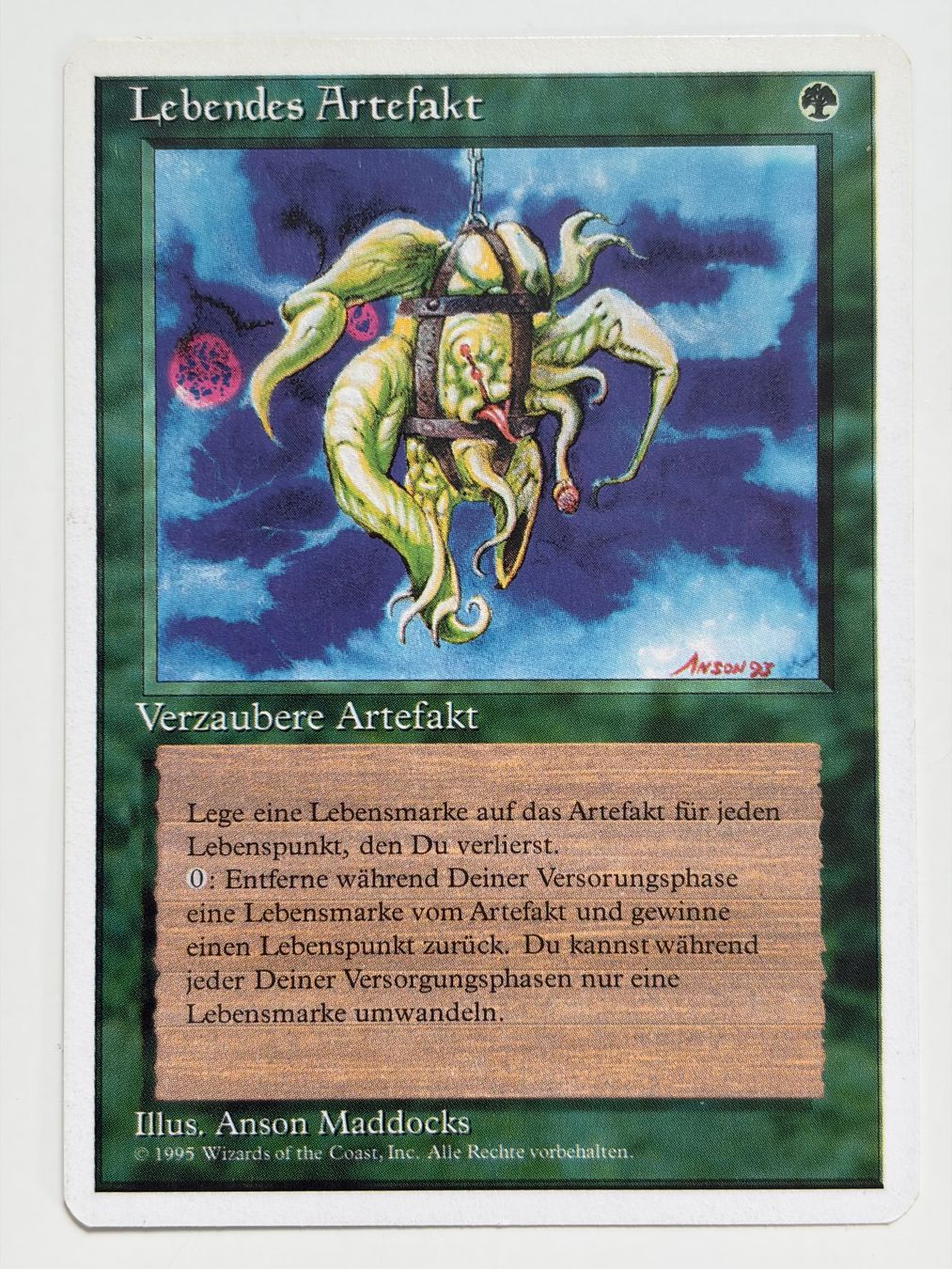 Magic The Gathering Cartes à collectionner: Lebendes Artefakt - FWB – D'occasion à Bonstetten par ddiederichs