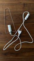Lampenkabel weiss mit Schalter, 40W, 230V