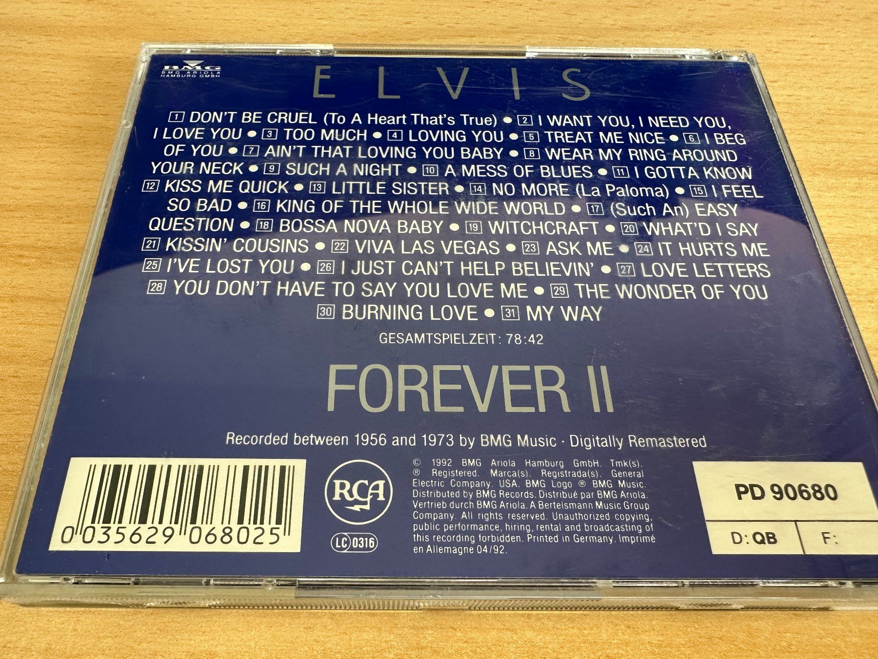 CDs: Elvis Presley – Elvis Forever II – Gebraucht aus Rikon im Tösstal von Alpenmutz 1
