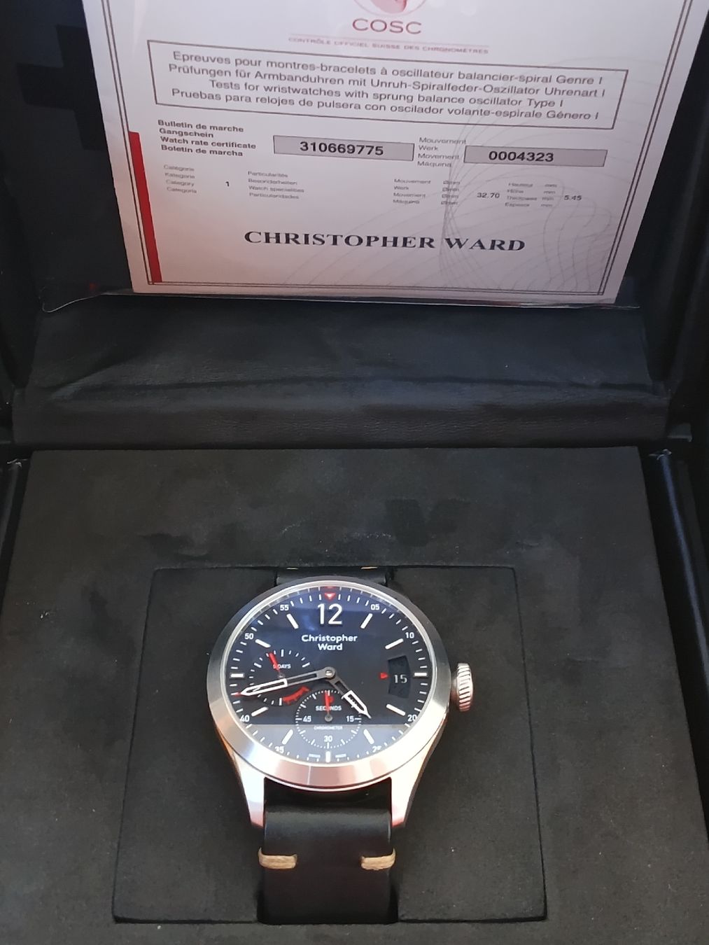 Christopher Ward Orologi: Christopher Ward C8 Power Reserve Limited Edition. – Usato da Uitikon Waldegg venduto da Alis_Stelian_Nenkov 2
