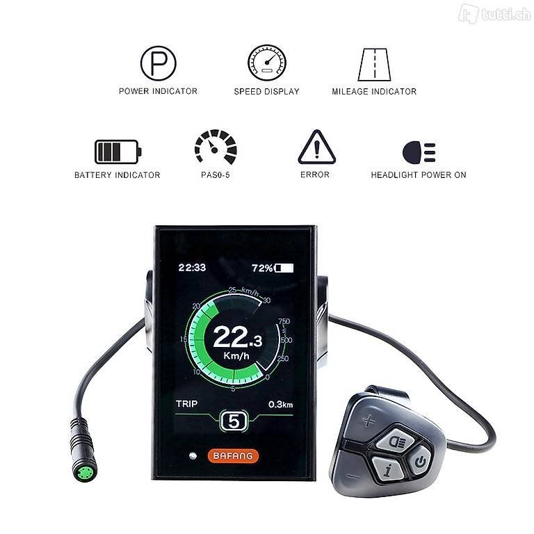 Bafang Pièces détachées: Bafang DP-C18 Display – Neuf avec emballage d'origine à Eschenbach SG par FREYbike 2