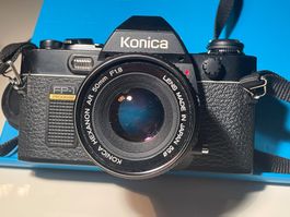 Konica FP-1 Program Kamera, Hexanon AR f1.8 50mm Objektiv