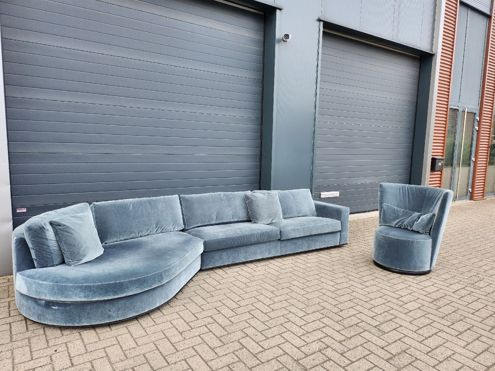 Divani: Bielefelder Werkstätten - Inspiration Ecksofa + Polo-Sessel  – Usato da Gelderland venduto da HermsenDesign