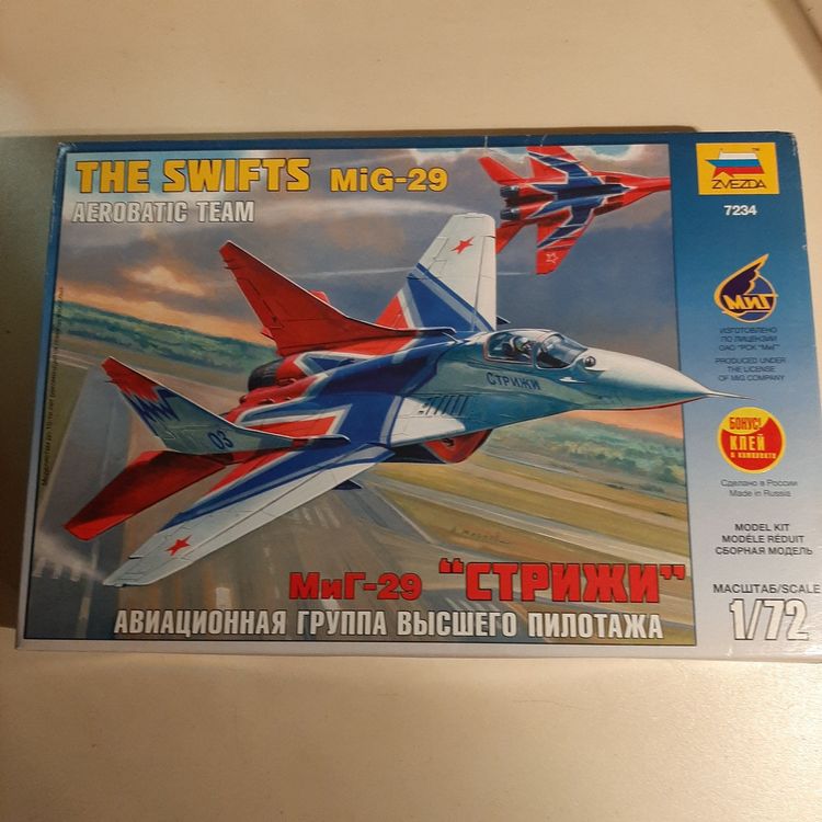 2493 MIG-29 The Swifts Zvezda 7234 | Kaufen auf Ricardo