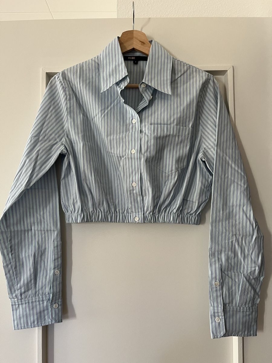 Maje Chemisiers: Maje cropped button-down shirt – Neuf (Voir description) à Lausanne par NoraPlethora 1