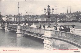 Luzern // Seebrücke Promenade 1906