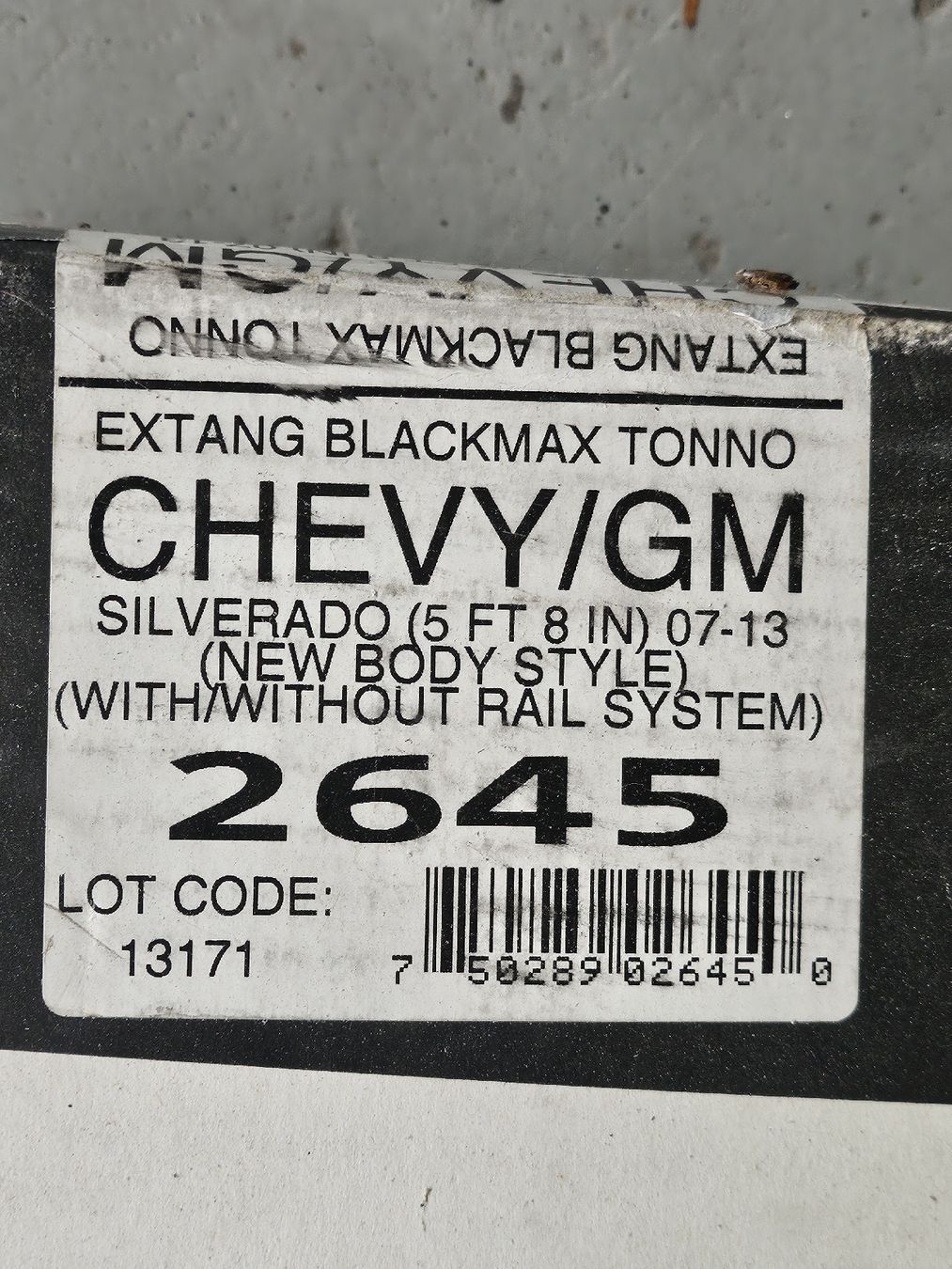 Chevrolet Alle Autoersatzteile: Extang BlackMax Tonneau Abdeckung Chevy/GM Silverado – Neu und originalverpackt aus Thayngen von mrgt4st205 2