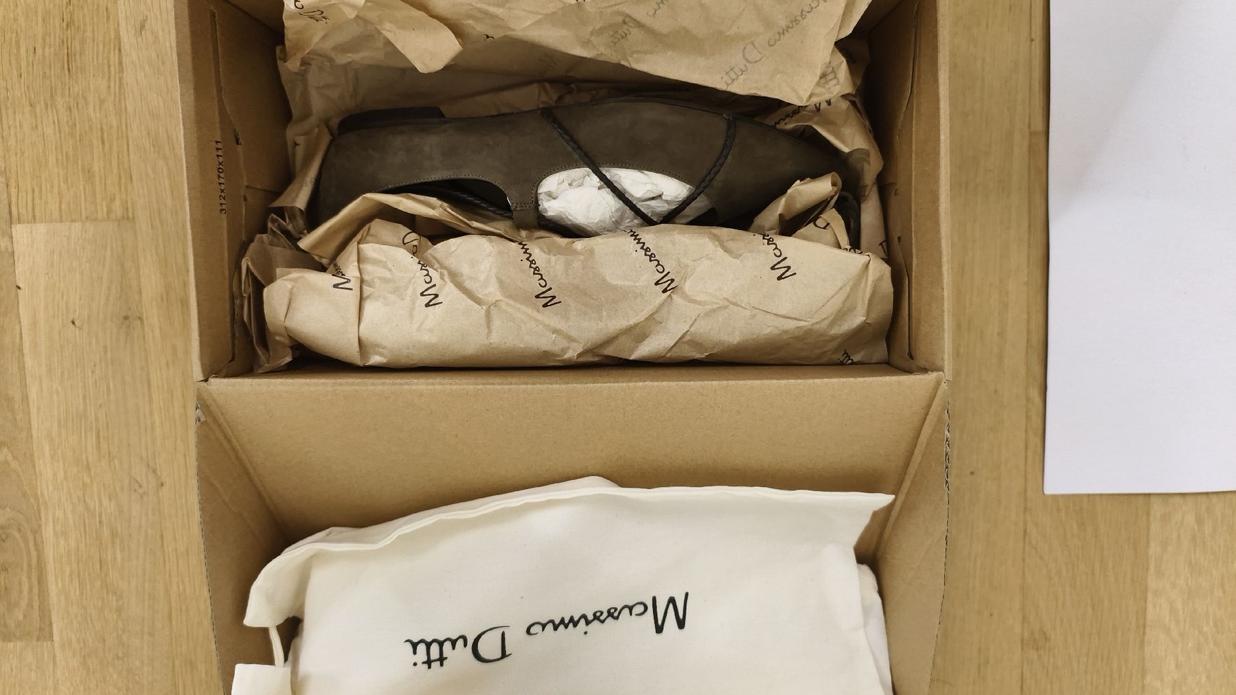 Massimo Dutti Scarpe da donna: Massimo Dutti Olive Suede Pointed Ballet Flats - 37 – Usato da Erlenbach ZH venduto da rem_p5dd 1