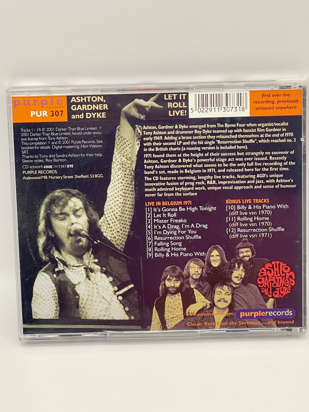 CDs: Ashton Gardner and Dyke – D'occasion à Rüti ZH par alumedien 1