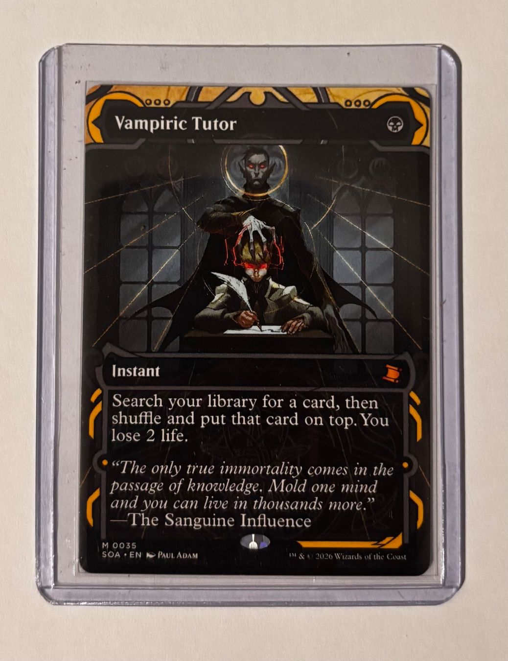 Magic The Gathering Carte collezionabili: Vampiric Tutor/Blutsaugender Lehrmeister MTG – Nuovo e nell'imballaggio originale da Düdingen venduto da LUCKAE