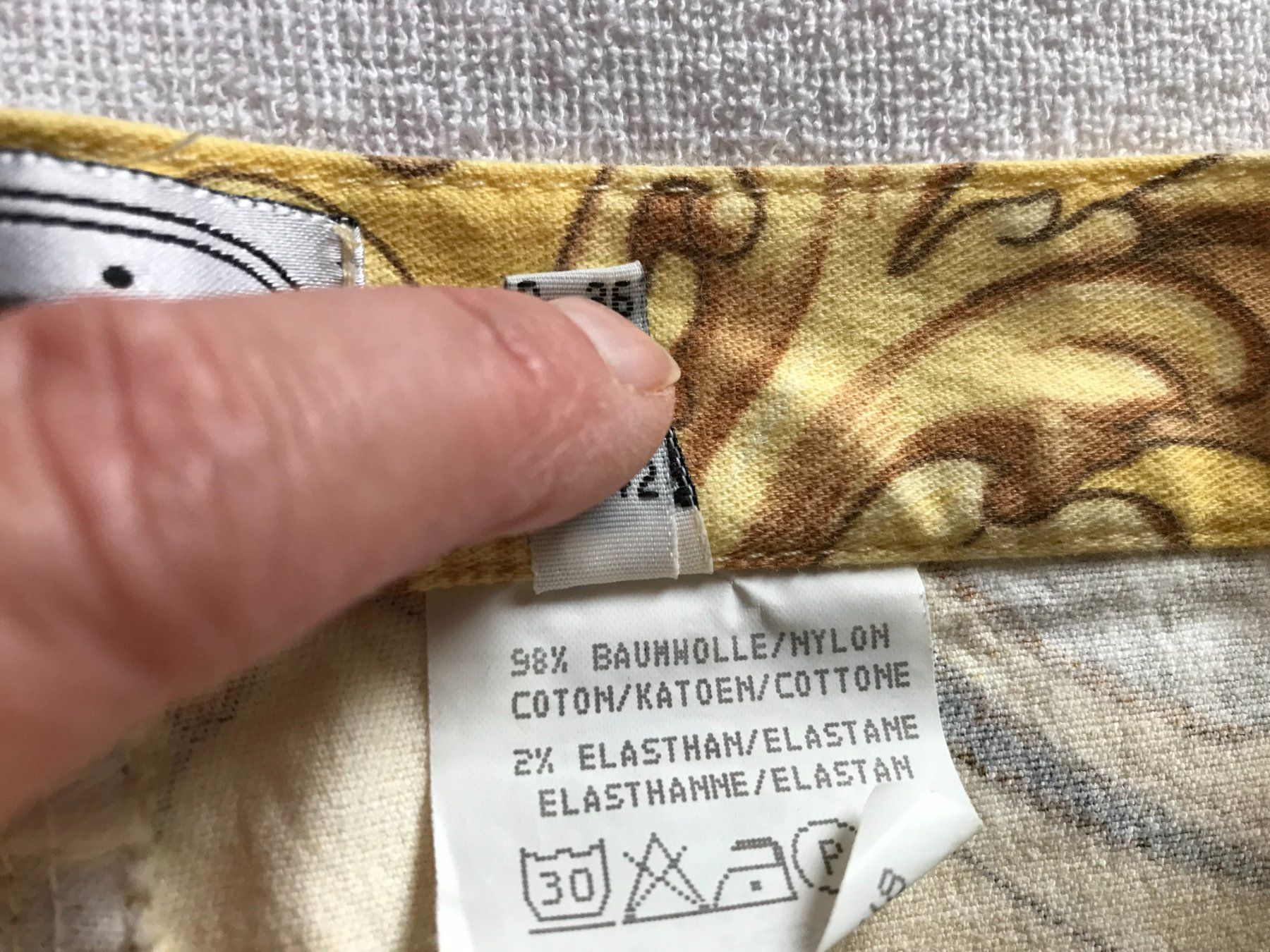 Gonne: Oktavia Rock Gr. 36 Gelb Muster Sommerrock Mini Jupe Top – Nuovo (secondo la descrizione) da Brunnenthal venduto da Eco07 3