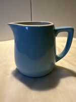 Vintage Milchkanne/Krug Hellblau Keramik, Geschirr Shabby Ch