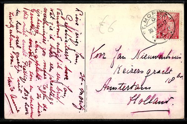 Cartoline postali: St. Moritz, Carlton-Hotel Winterlandscha – Usato da Berlin venduto da bartko-reher 1