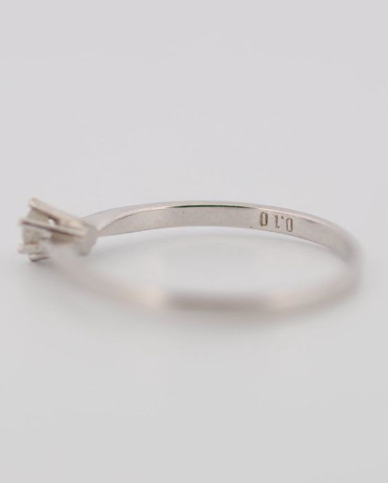 Anelli: Solitaire Ring Diamant 0.10ct 18K Weissgold / 52 – Nuovo e nell'imballaggio originale da Untersiggenthal venduto da TimeandShine 8