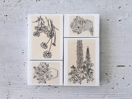 LaBlanche Stempelset Blumenbouquet 1 – 4-teilig