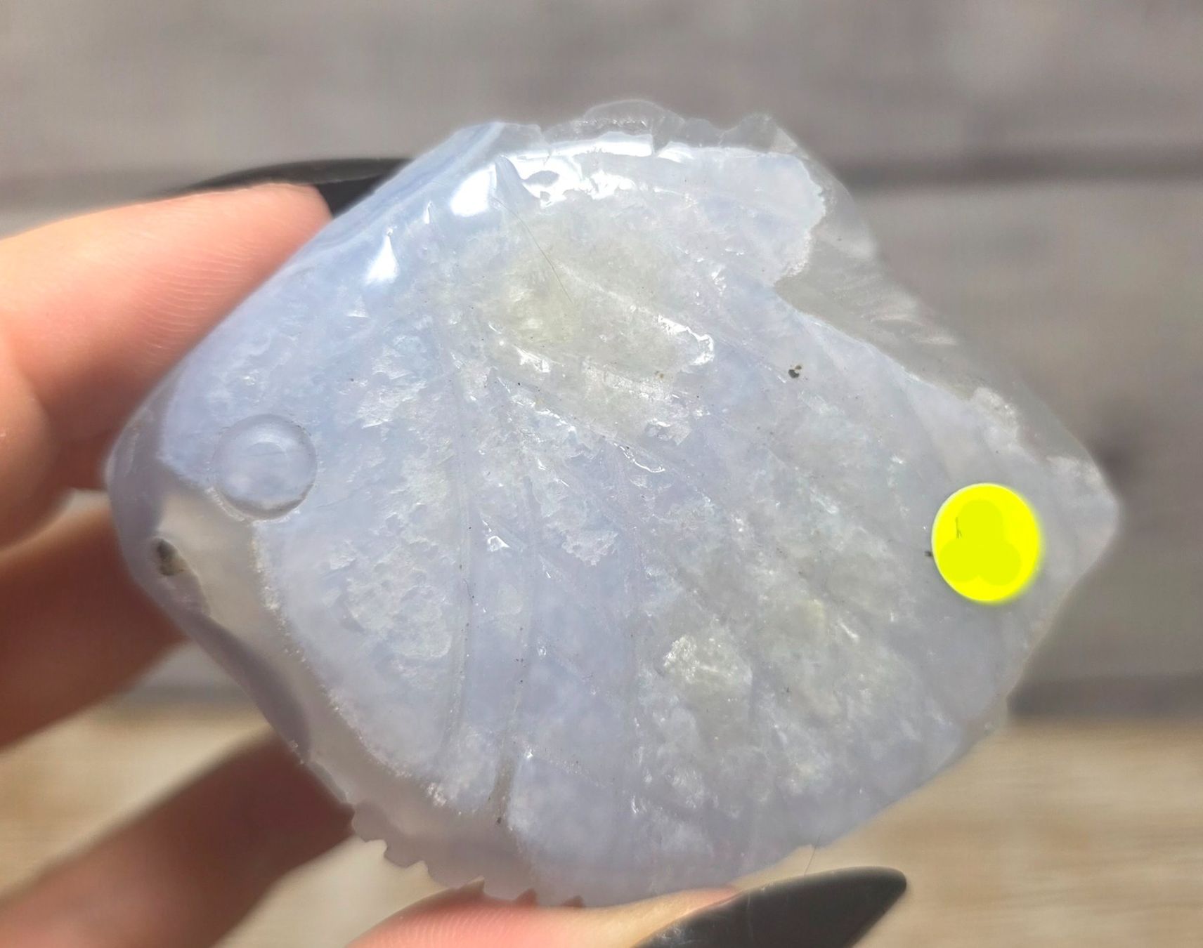 Minerali & Pietre curative: Blue lace Achat Schnitzerei 67g – Nuovo e nell'imballaggio originale da Matzingen venduto da Shay_Crystalz 1