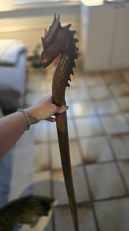 Articoli in legno: Holzstab Fantasy – Nuovo (secondo la descrizione) da Ettingen venduto da schnaegli1987 1