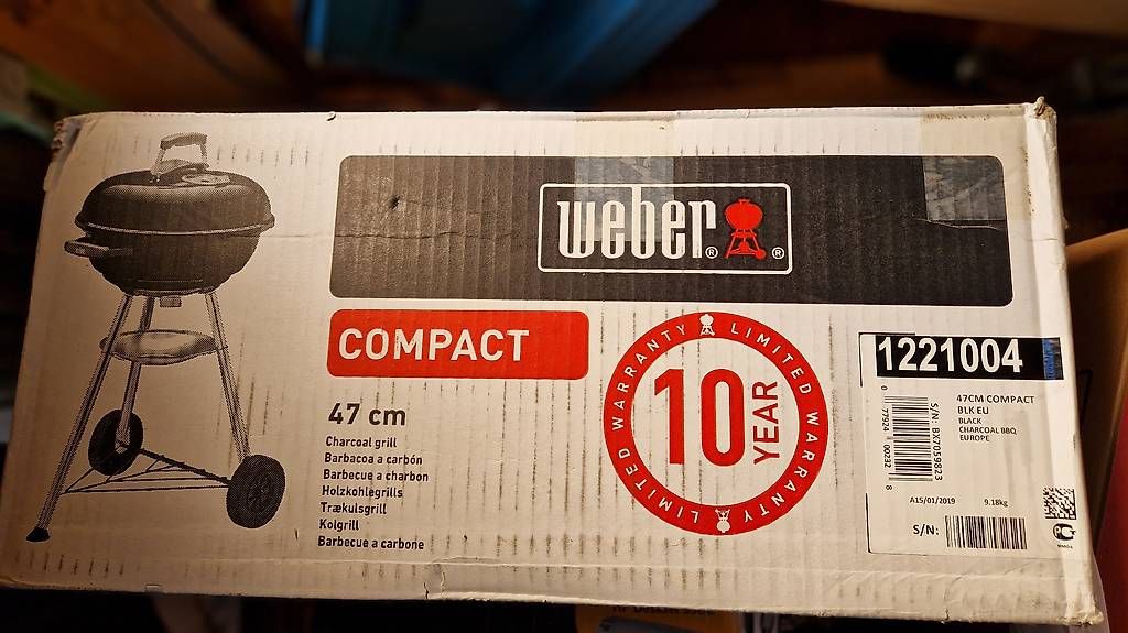 Weber Griglie: Barbecue à charbon Compact Kettle Ø 47 cm – Usato da Ste-Croix venduto da Sporchet 1