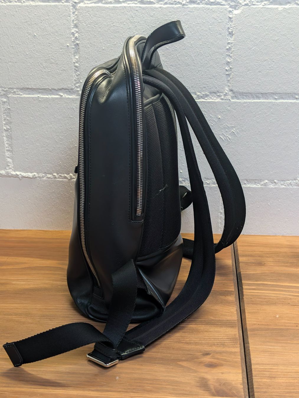 Bally Zaini: Bally DEVION Leder-Rucksack schwarz, 2 Haupt-Fächer – Usato da Uetikon am See venduto da Hobbes23 4