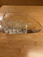 Eisbären aus Glas von Mats Jonasson, Schweden