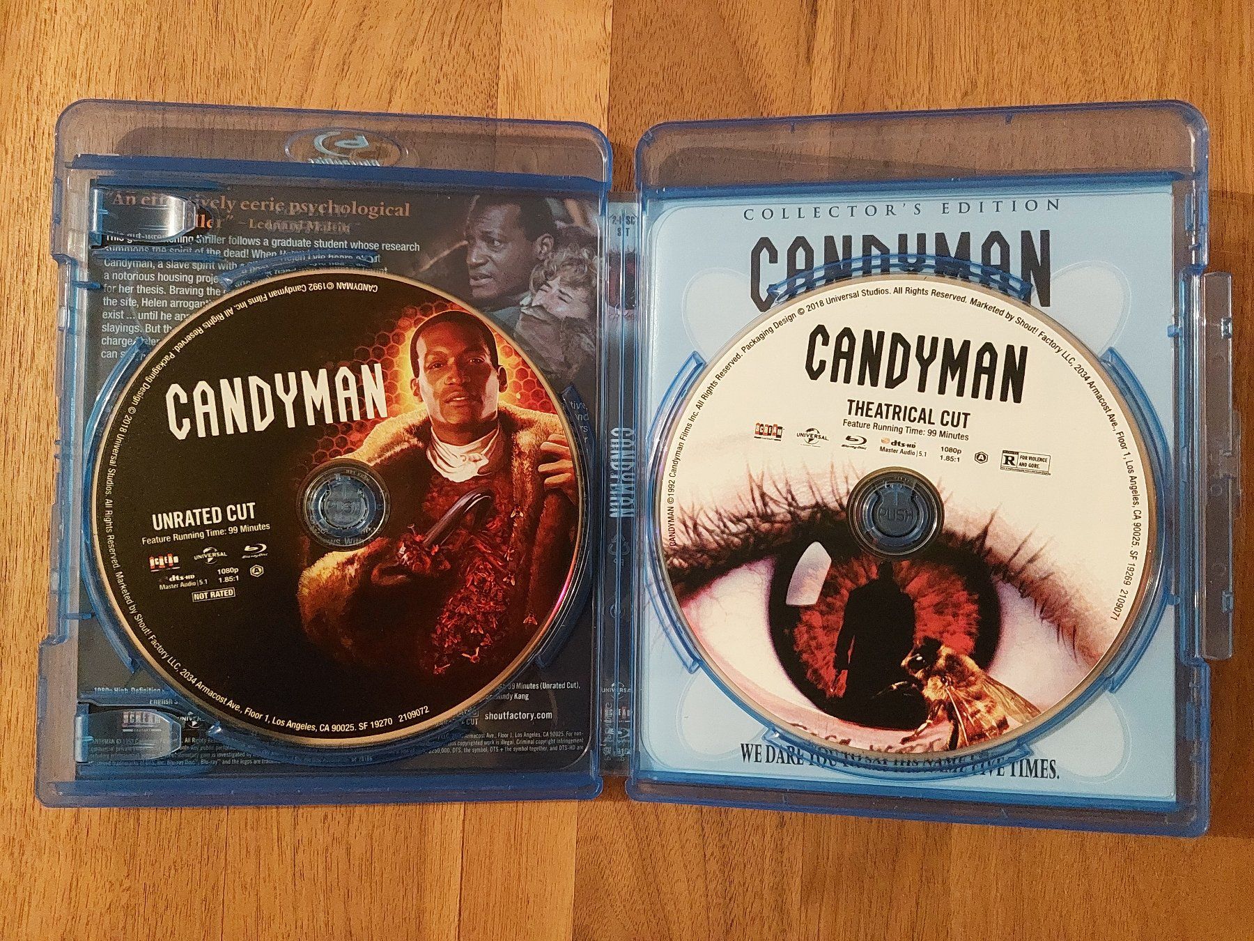 Tutti i DVDs: Blu Ray - Candyman Collector's Edition  / US-Code A – Usato da Rheinfelden venduto da FilmAuktion 2