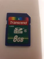 SDHC Speicherkarte Transcend 8GB mit Schutzhülle gebraucht