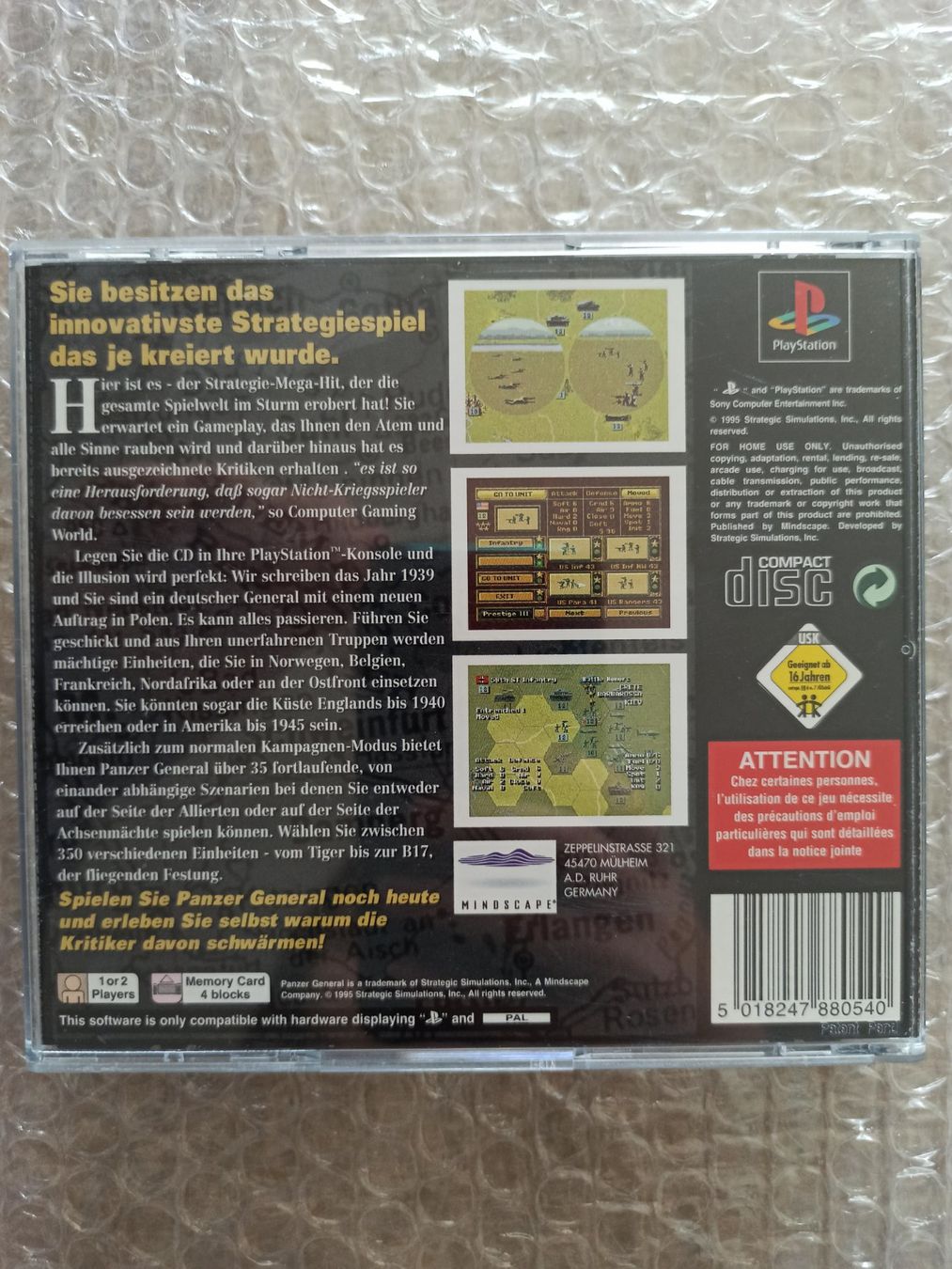 Jeux: Panzer General PS1 – D'occasion à Oberweningen par mar_87mx 1