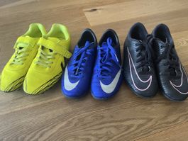 Fussballschuhe - 3 Paar 