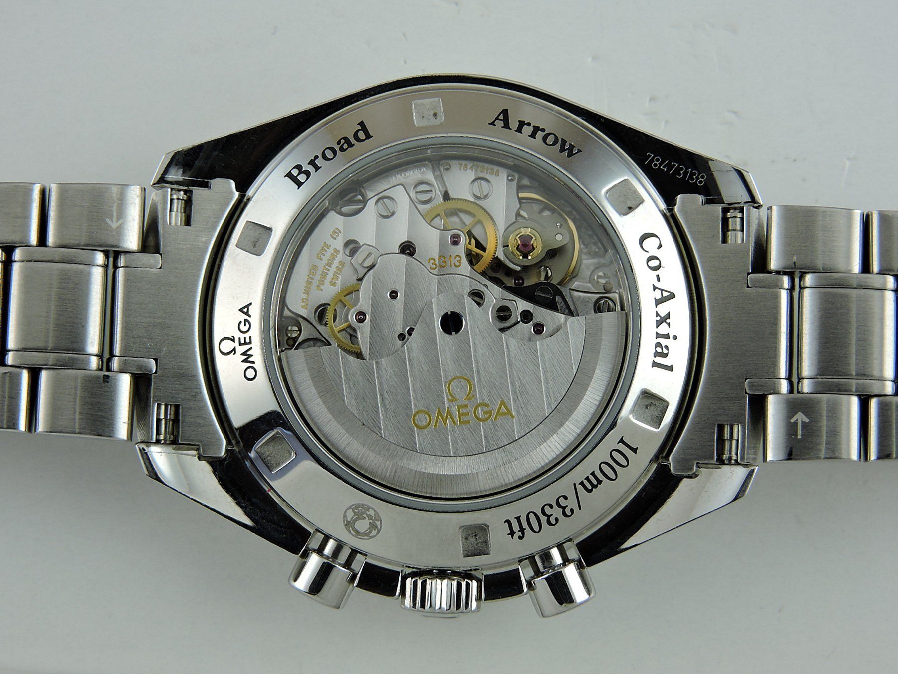 Omega Uhren: 2015 Omega Speedmaster Broad Arrow 1957 - Serviced, B&P – Gebraucht aus Bern von Vintage-Oyster 9