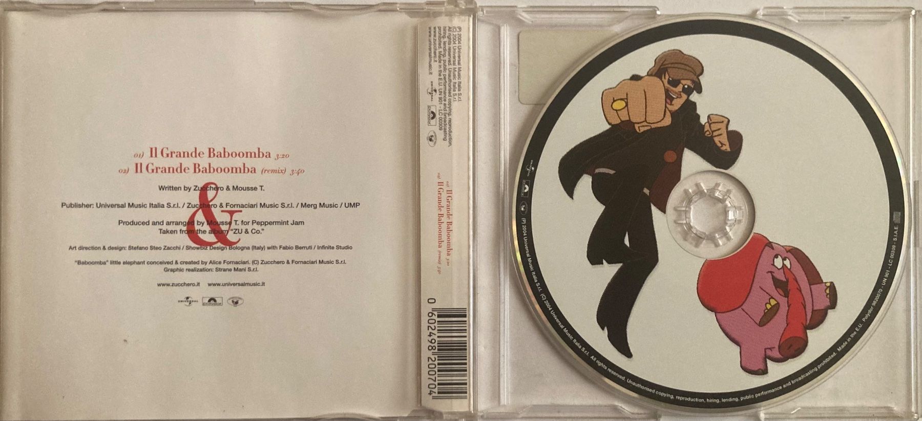 CD: ZUCCHERO & MOUSSE T. - ILL GRANDE BABOOMBA – Usato da Poliez-Pittet venduto da Newtown-Records 1