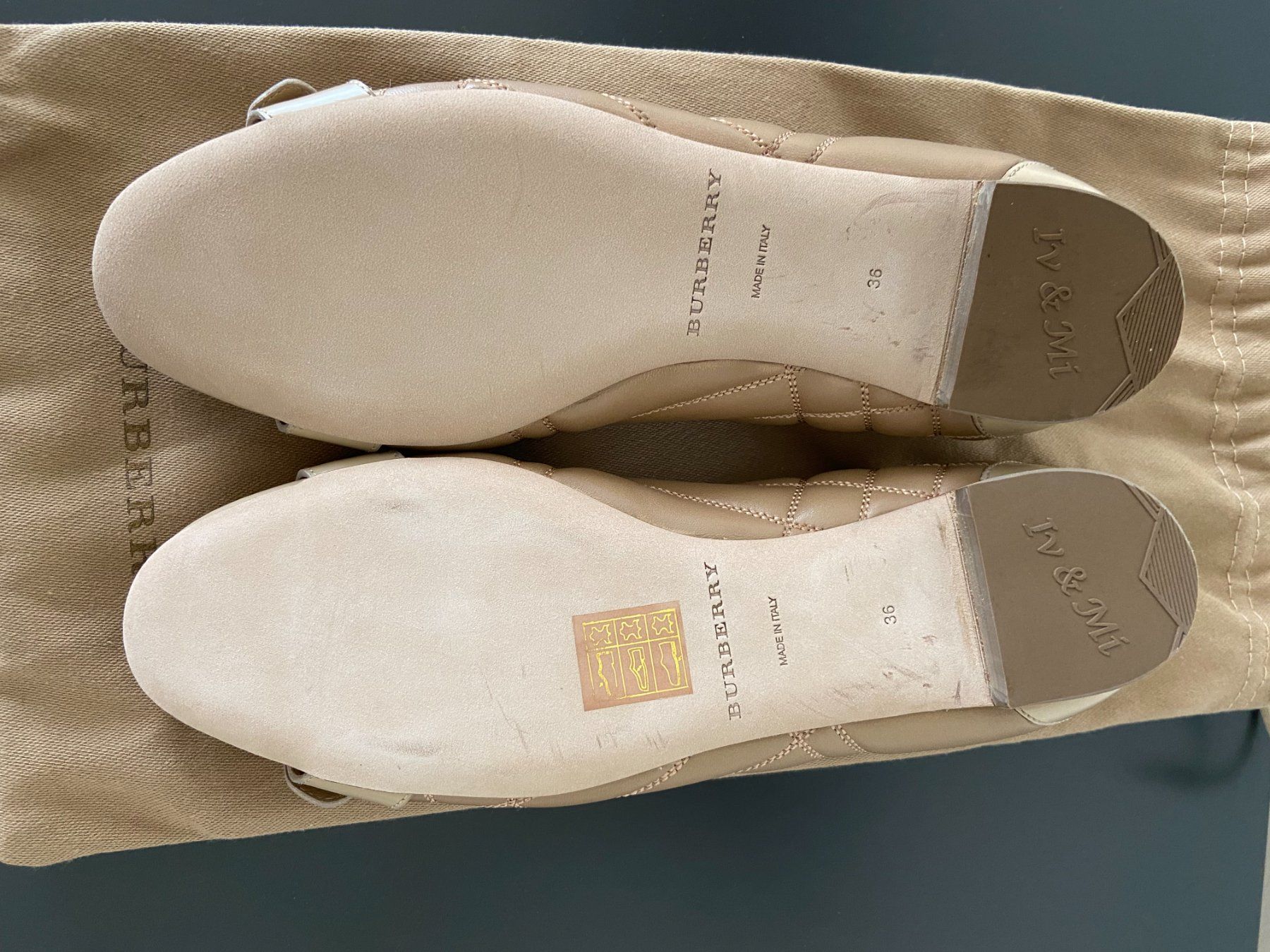 Burberry Scarpe da donna: Burberry Leder Ballerina – Nuovo (secondo la descrizione) da Zürich venduto da Maki8 4