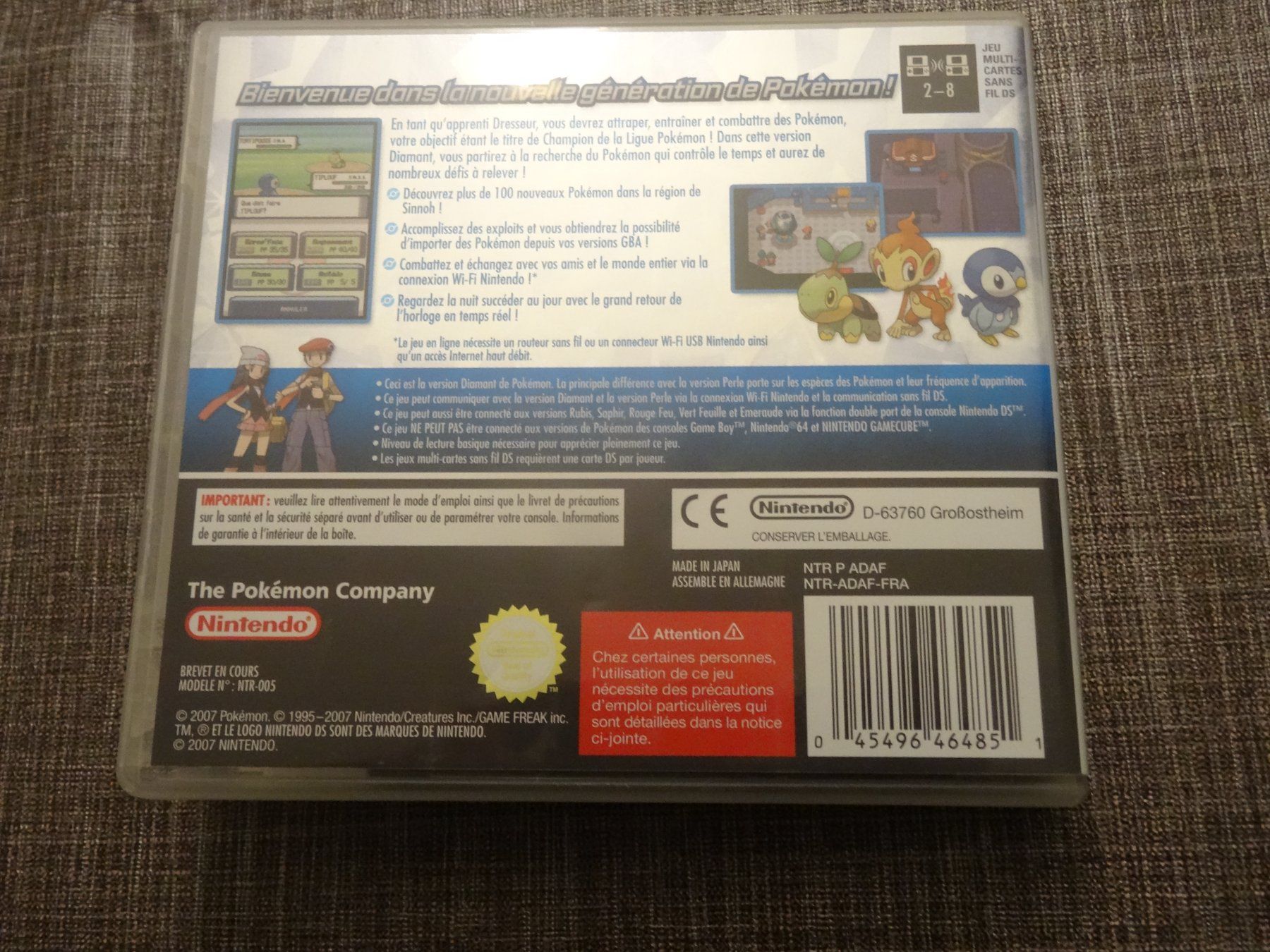 Pokémon Giochi: Pokémon Version Diamant DS FRANZÖSISCH – Usato da Olten venduto da Disc-Ausverkauf 2