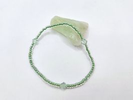 Damenarmband Rocailles mit Swarovski Kristalle in Chrysolite