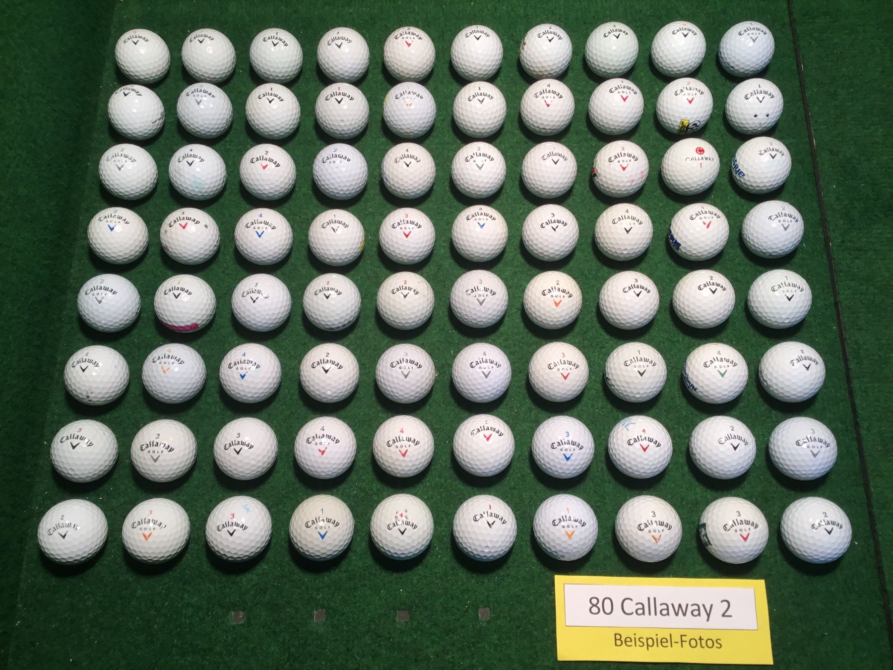 Callaway Palloni: 80 Golfbälle Callaway (schön) – Usato da Bergdietikon venduto da shimano4 5
