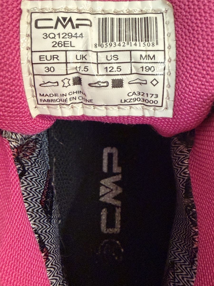 CMP Scarpe per ragazze: CMP Wanderschuhe, Trekkingschuhe, 30, Mädchen – Usato da Wilen b. Wil venduto da carpediem25 6
