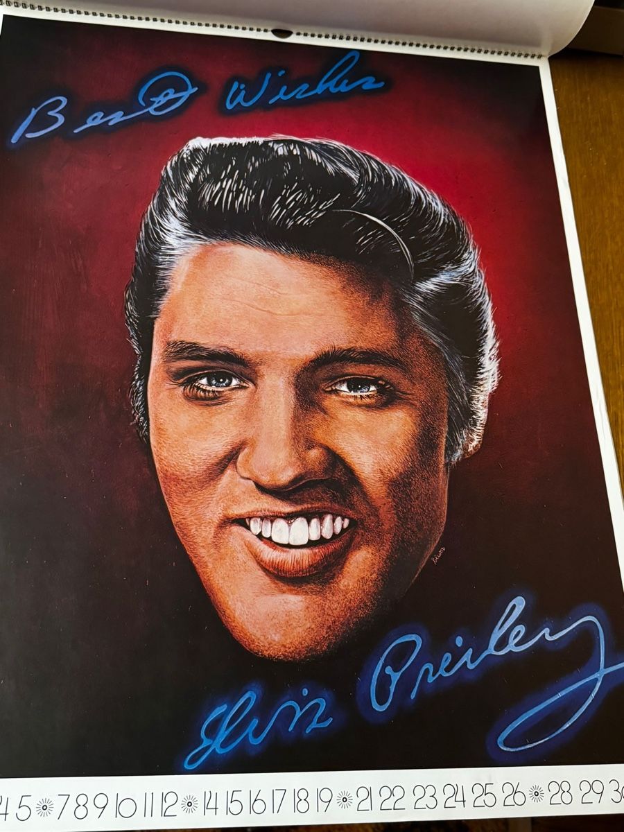 Calendari: Alter Elvis Kalender – Usato da Egg b. Zürich venduto da Brocki_Insel_Egg 4