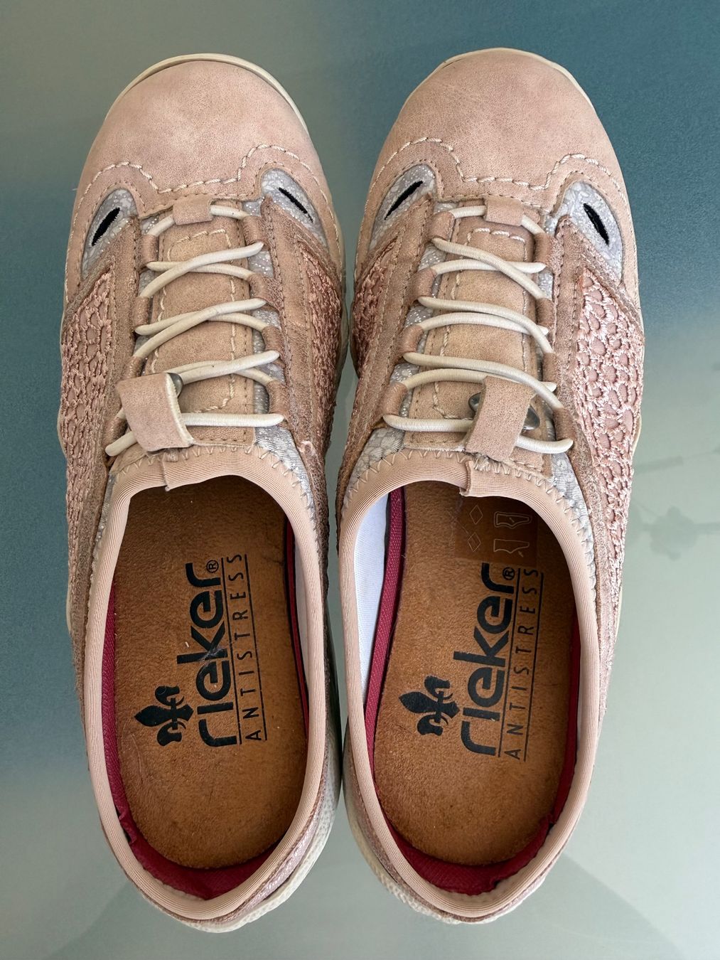 Rieker Scarpe da donna: Rieker Pantoletten altrosa Gr. 37 – Usato da Port venduto da Griwa 2