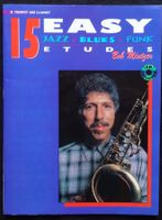 15 easy Etudes: Jazz-Blues-Funk. Trumpet and Clarinet.