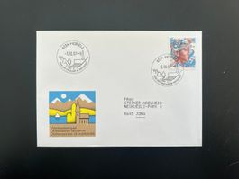 Hübli Erstagbrief-Werbe-Stempel  (M925)