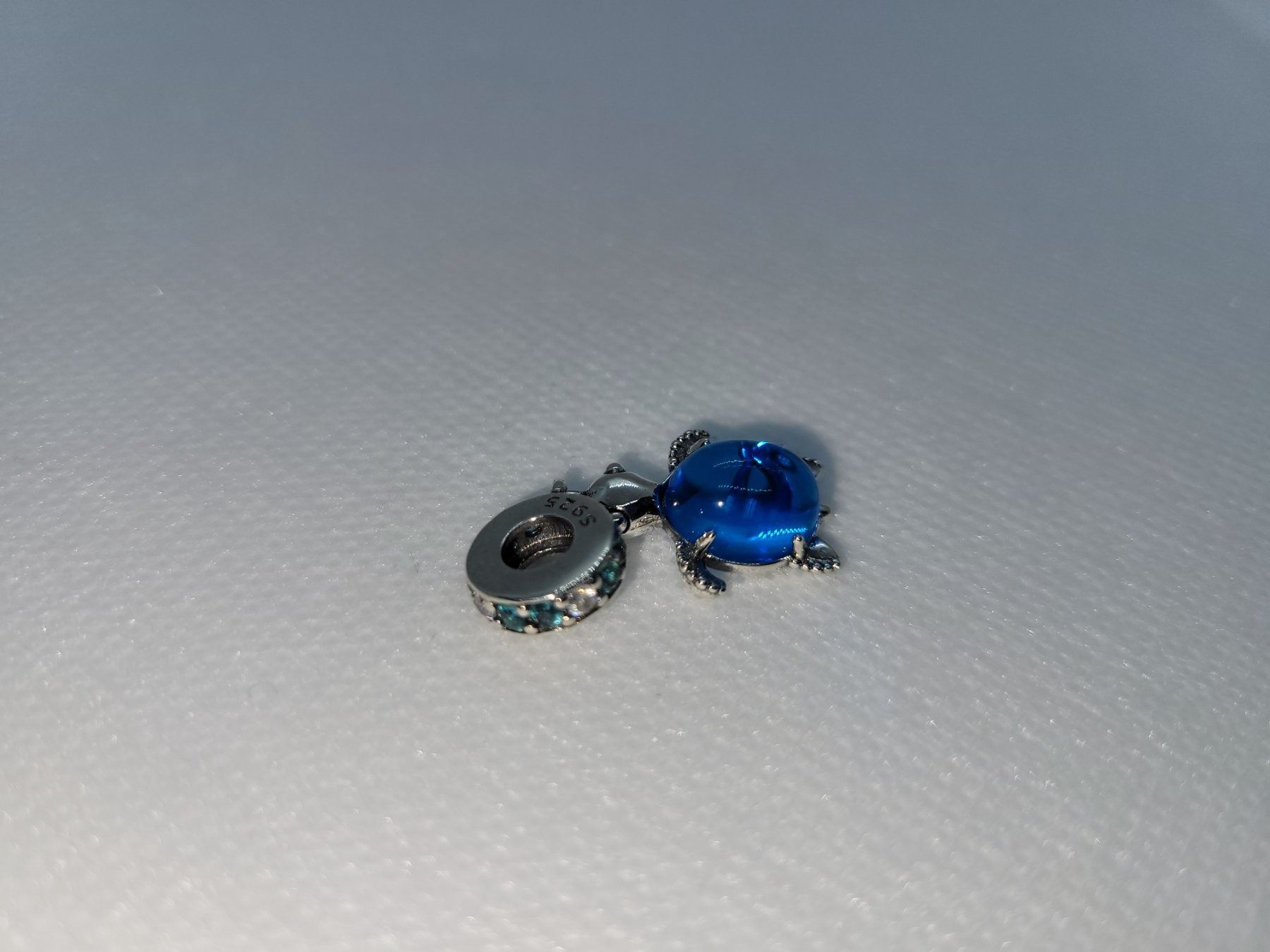 Ciondoli: Charm "hellblaue Schildkröte" zu Pandora 925 Silber – Nuovo (secondo la descrizione) da Niederbüren venduto da Fidi5 1