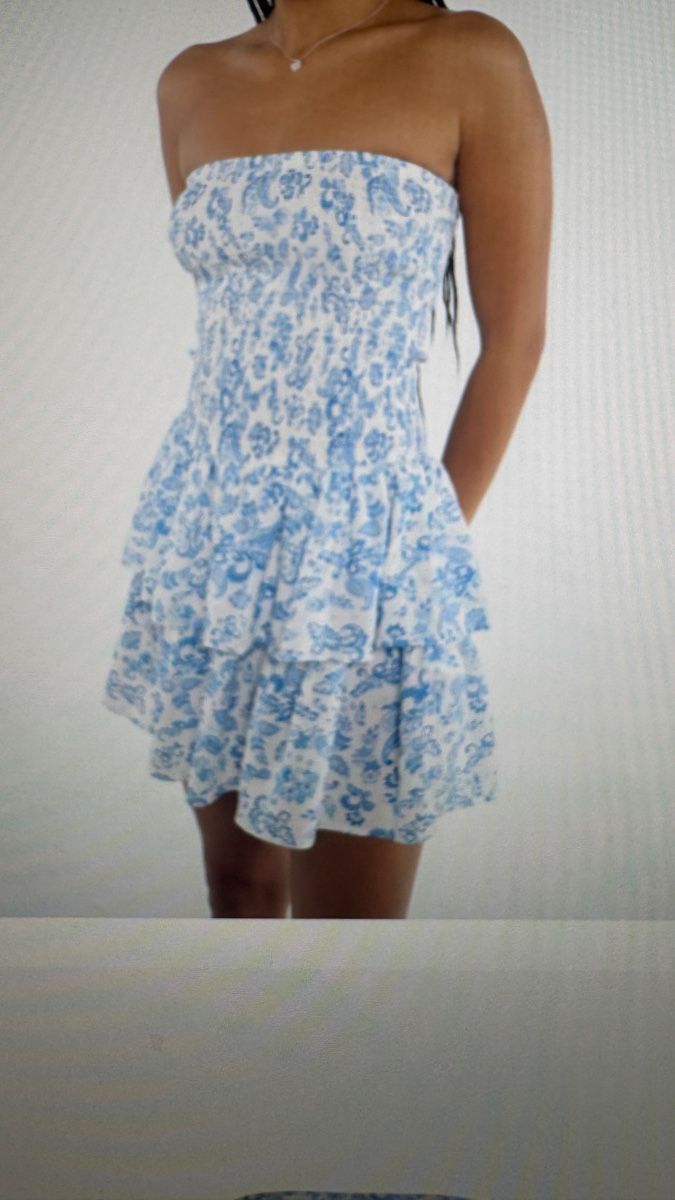 Vestiti: Minikleid blau weiss Gr XS – Nuovo (secondo la descrizione) da Hünenberg See venduto da Schulers 3
